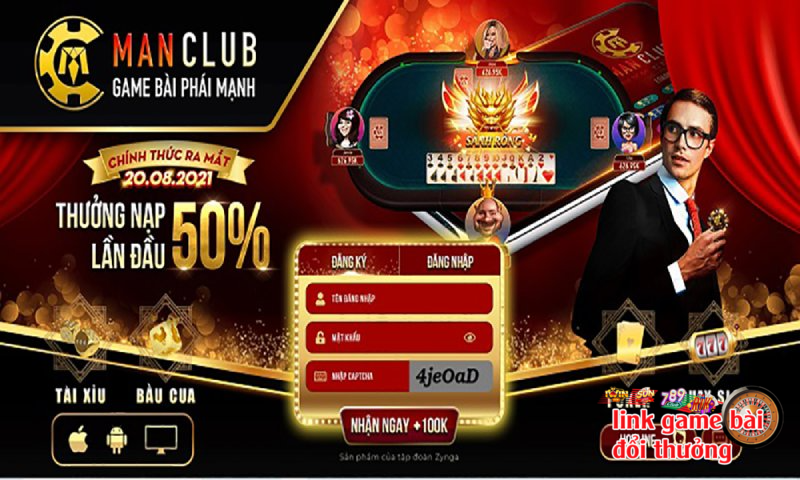 Man Club - Cổng game bài nhận thưởng tiền mặt đẳng cấp quốc tế