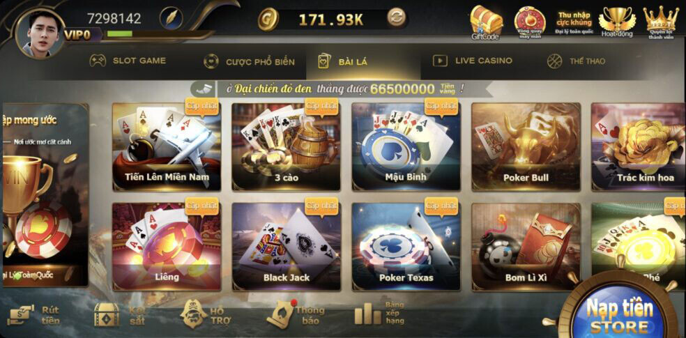 Giao diện cổng game đổi thưởng Biendo88 Club