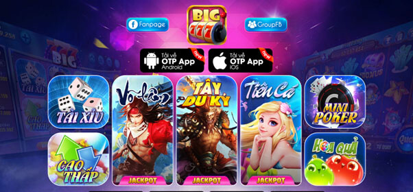 Giao diện cổng game đổi thưởng Big777 Club