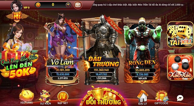 Giao diện cổng game đổi thưởng Net79 Club