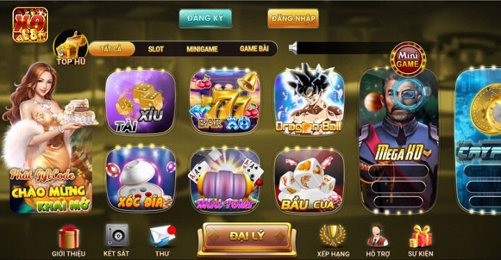 Giao diện cổng game Xo68 Club